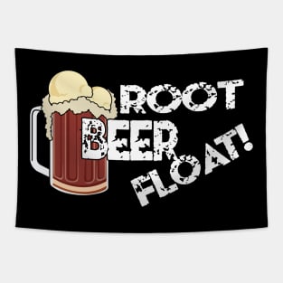 Kids cute root beer float Tapestry