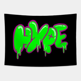 Hype Neon Graffiti Tapestry