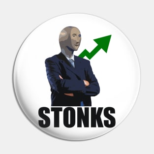 Stonks Pin