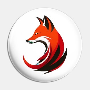 Focus Fox Face Pin