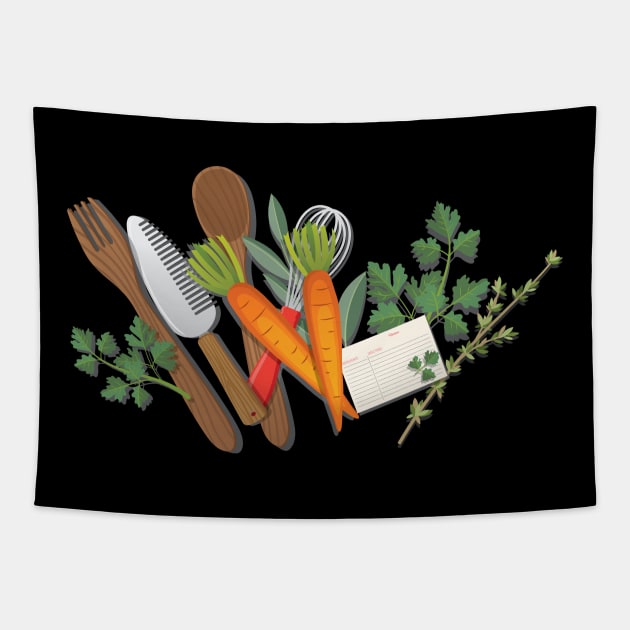 Cooking Time Tapestry by SWON Design