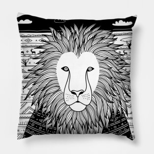 Boho Lion Pillow