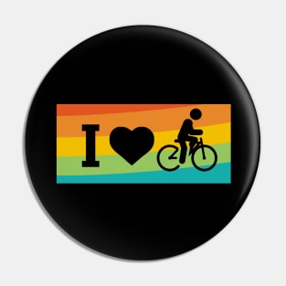 Amor por el ciclismo Pin