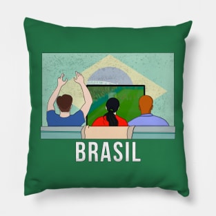 Brasil Fans Pillow