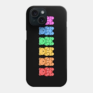 Rainbow Gummy Bears Phone Case