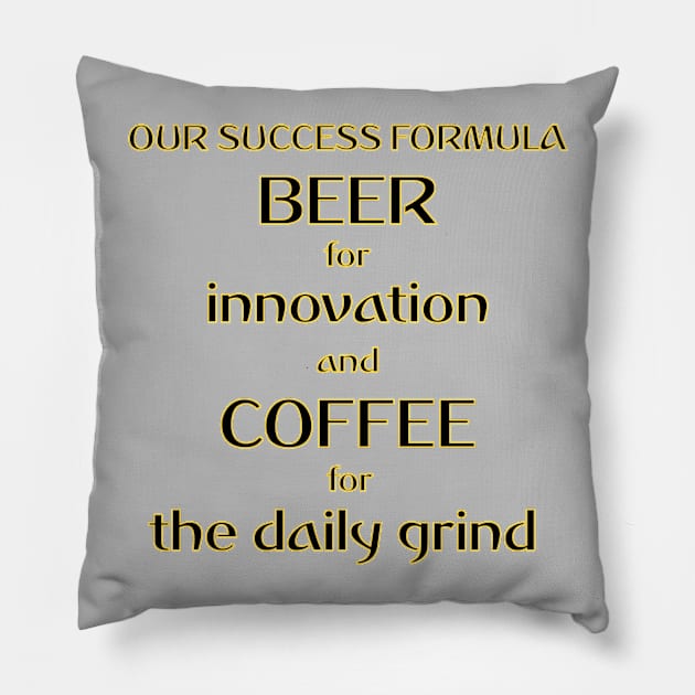 Our Success Formula Pillow by Underground Cargo