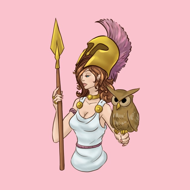 Athena, Goddess of Wisdom by JXG