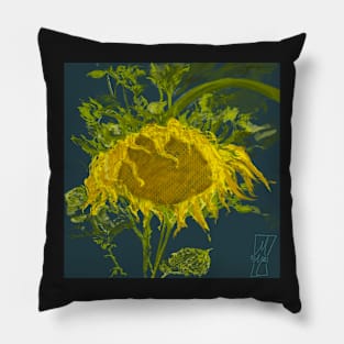 Sunflower without Van Gough Pillow