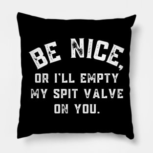 Marching Band Shirt Brass Spit Valve Trumpet Funny Pillow