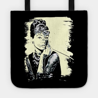 Audrey Hepburn artwork Tote