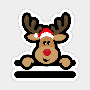 Reindeer Christmas Magnet