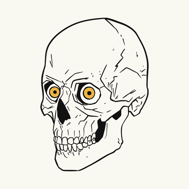 Skelly with the Crazy Eyes by sombreroinc