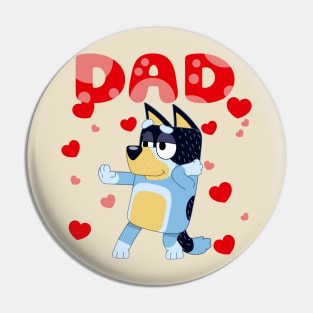 Dog valentine Pin