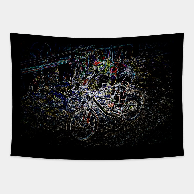 downhill Tapestry by rickylabellevie