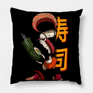 Flying Sushi Pillow