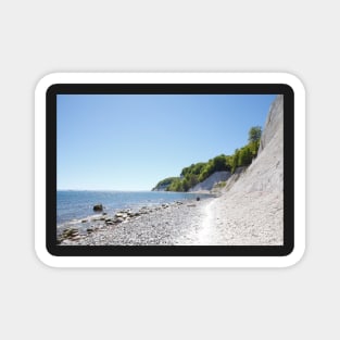 Chalk coast, chalk cliffs, Ruegen Island, Mecklenburg-Western Pomerania, Germany Magnet