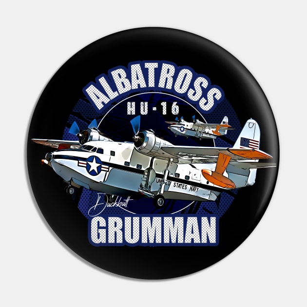 Grumman HU-16 Albatross Aircraft Pin by aeroloversclothing