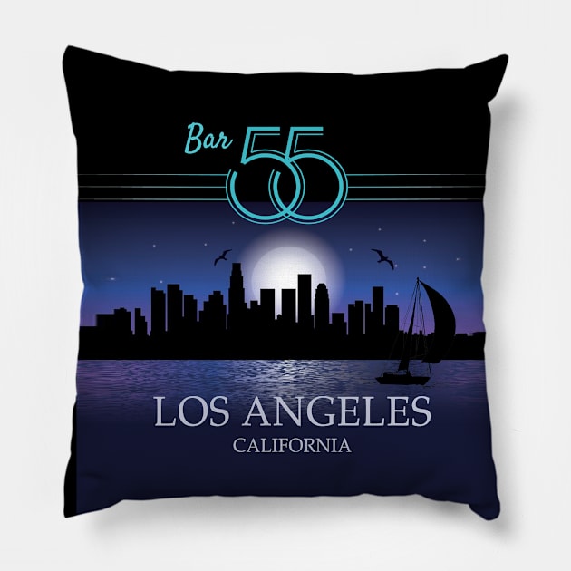 Bar 55 Pillow by Spyinthesky