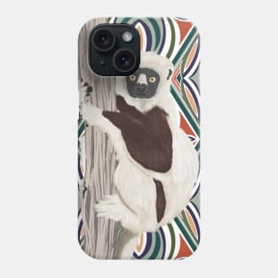 Cute Sifaka Lemur | Lemur Lover Gift Idea Phone Case