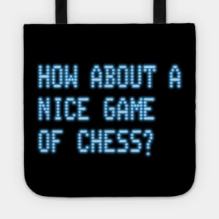 War Games – Nice Game of Chess (Stacked Layout) Tote