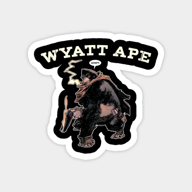 Wyatt Ape Magnet by Nerdology