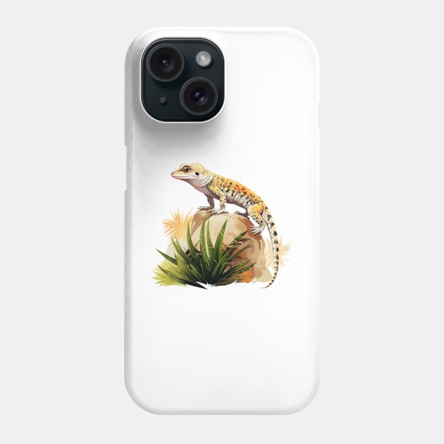 Leopard Gecko Phone Case by zooleisurelife