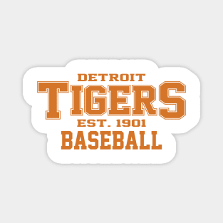 Tigers Detroit Baseball Magnet