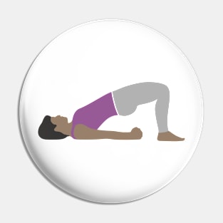 Bridge Yoga Pose Pin