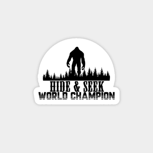 Undefeated Hide & Seek World Champion Magnet