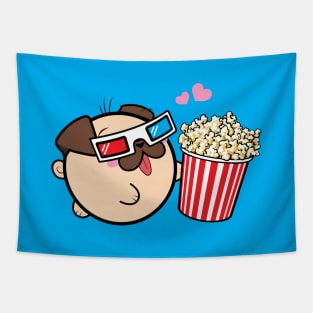 Doopy - 3D Movie Night Tapestry