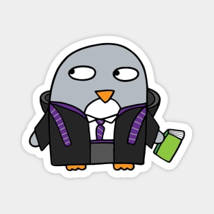 Book loving penguin Magnet