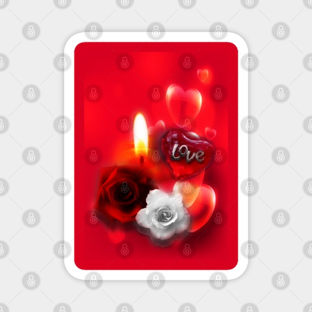 Happy valentine day Magnet by KareemTengo