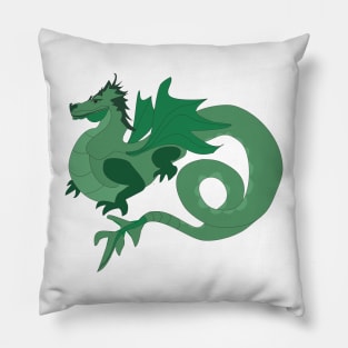 Green Drogon Pillow