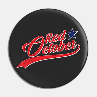 Phillies Fans Red October Pin