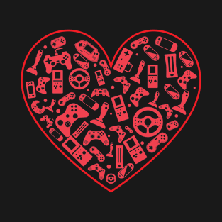 gamer valentines day T-Shirt