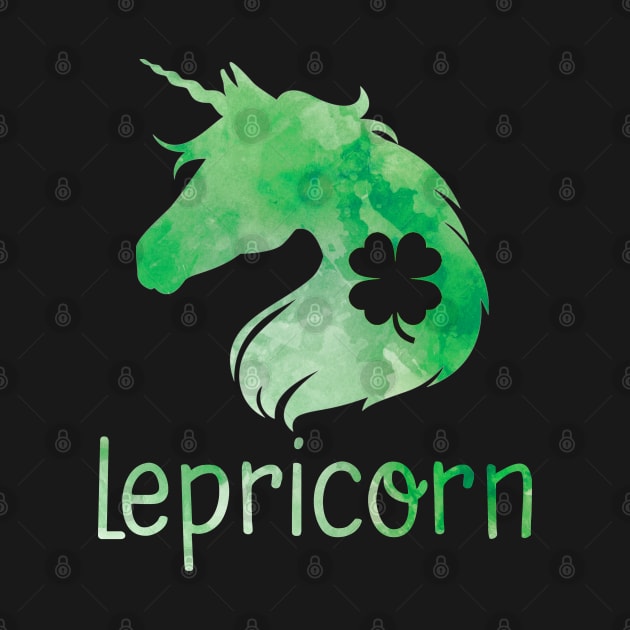 Lepricorn Unicorn Leprechaun St. Patrick's Day T-Shirt by ADKApparel