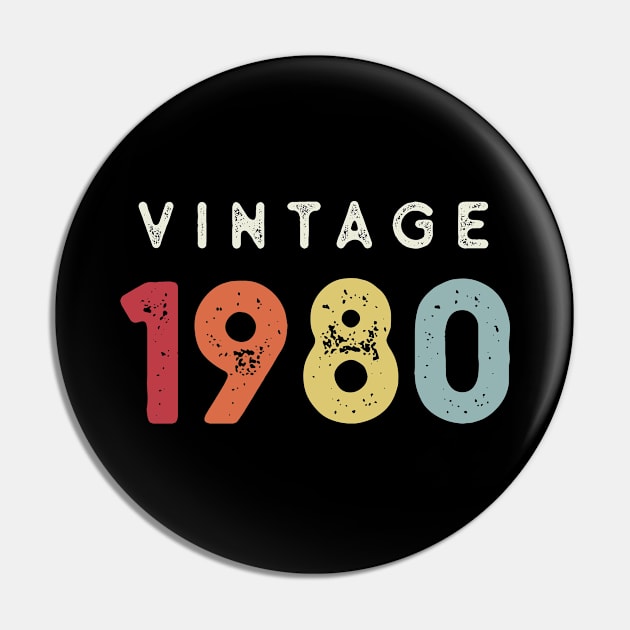 Vintage 1980 Pin by silentboy