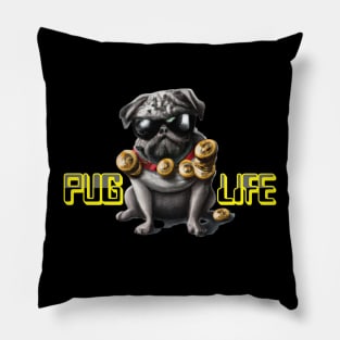 Pug's Life Pillow