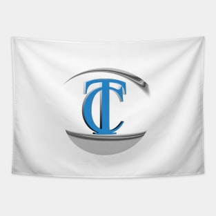 T.C. Initials Tapestry