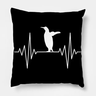 My Heart Sleeps For Penguin Design Pillow