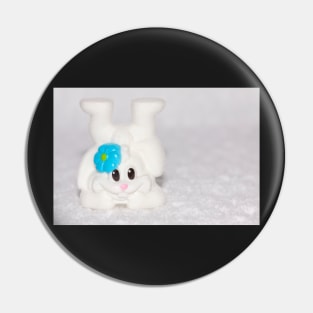 Follow The White Rabbit Pin