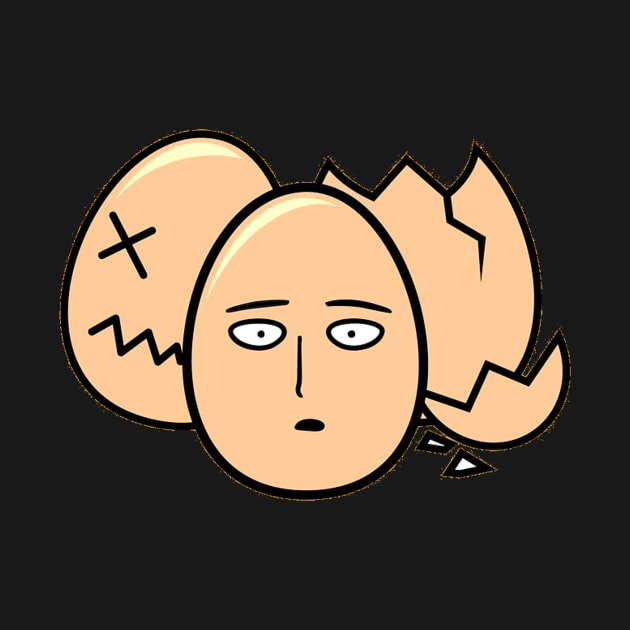 One Punch Egg, Saitama Once Punch Man Parody by goodleware