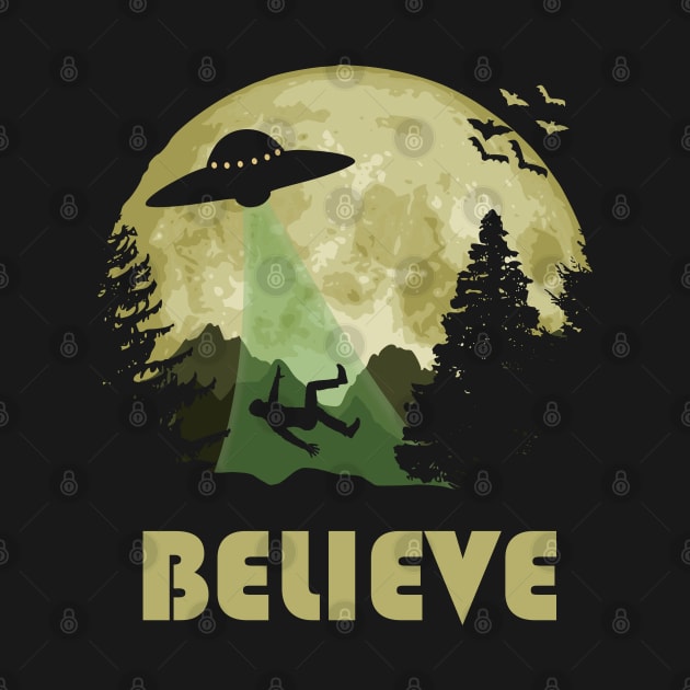 Believe Alien Abduction by Nerd_art