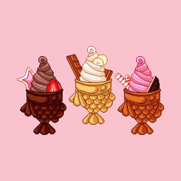 Ice Cream Taiyaki by MalevolentMask