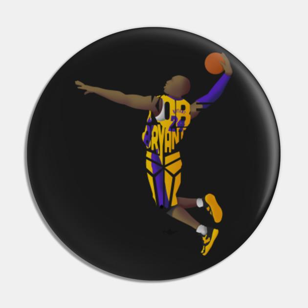 Kobe Bryant - Kobe Bryant - Pin | TeePublic