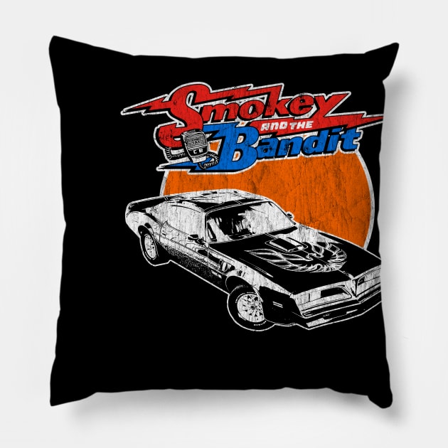 Smokey and the Bandit pontiac Pillow by OniSide