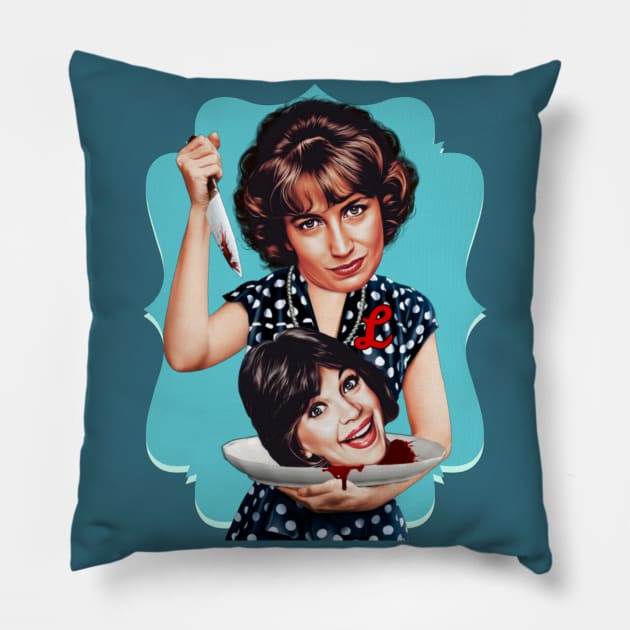 Laverne & Shirley Pillow by Indecent Designs