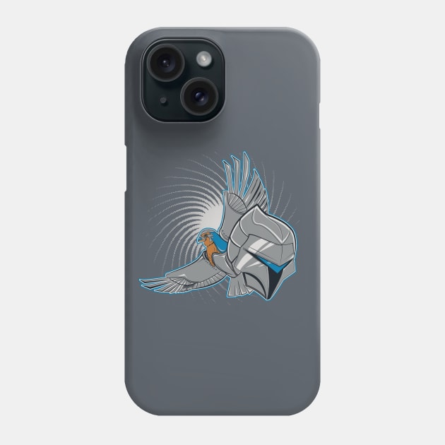 Hawk Of Silver Phone Case by RjohnArt