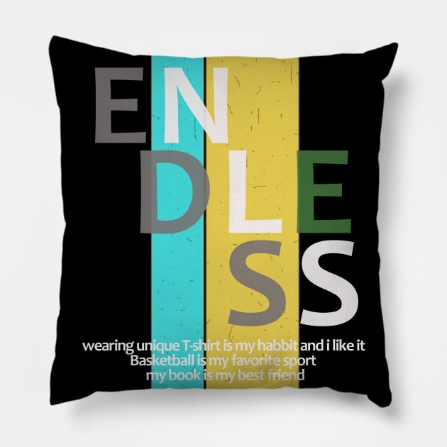 Endless1 Pillow by wael store