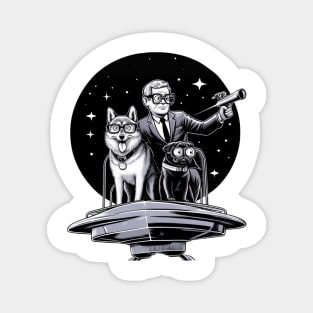 Funny Dog Spy - Cosmic Adventure Magnet